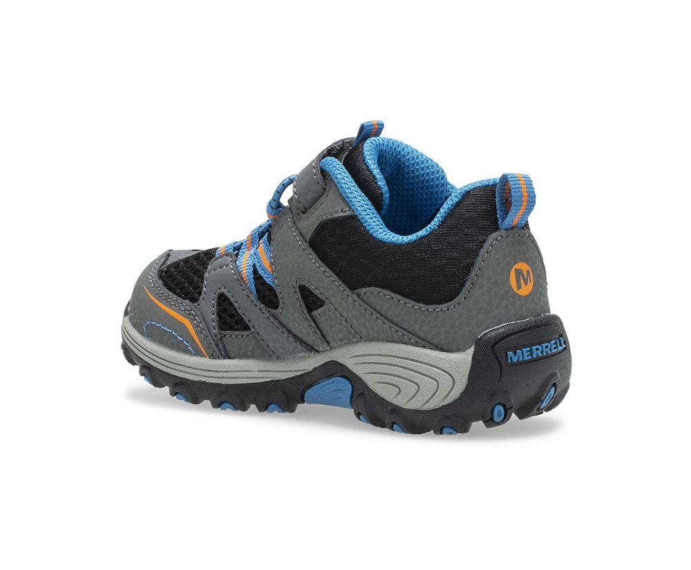 Buty Trekkingowe Merrell Dziecięce Szare/Czarne - Trail Chaser Jr. - 182593-HSO